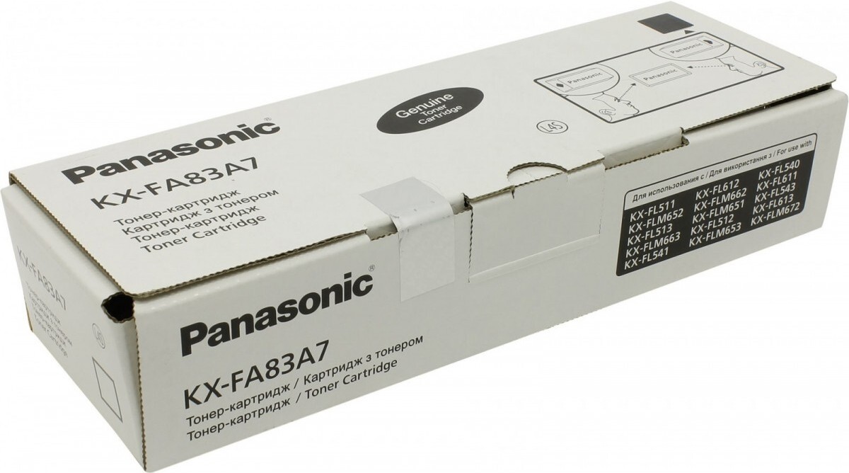 Картридж для принтера Panasonic KX-FA83A(7), Тонер Картридж Panasonic KX-FA83A(7) черный
Картридж для принтера Panasonic KX-FA83A(7), Тонер Картридж Panasonic KX-FA83A(7) черный