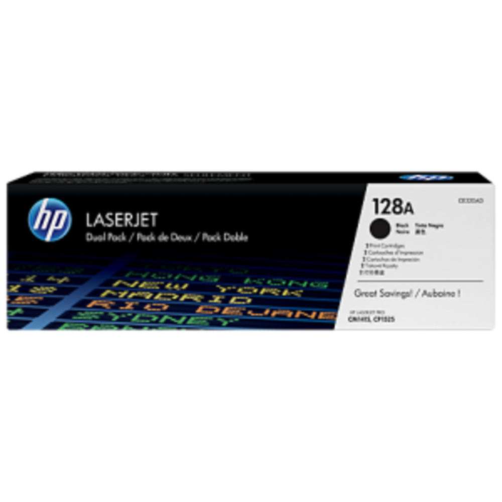 Картридж для принтера HP Laser Jet 128A (CE320AD), Картридж HP Laser Jet 128A 2 шт CE320AD
Картридж для принтера HP Laser Jet 128A (CE320AD), Картридж HP Laser Jet 128A 2 шт CE320AD
