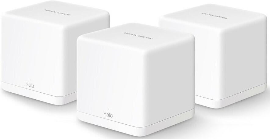 Wi-Fi система Mercusys Halo H30G (3 шт), Бесшовная Mesh система Mercusys HALO H30G (3-pack)
Wi-Fi система Mercusys Halo H30G (3 шт), Бесшовная Mesh система Mercusys HALO H30G (3-pack)