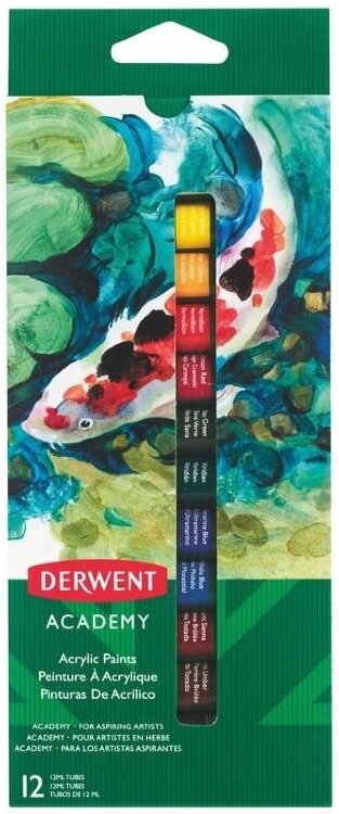 Товары для творчества Derwent Academy 12 цветов 12 мл, Краска для рисования Derwent Academy 12 цветов 12 мл 2302401
Товары для творчества Derwent Academy 12 цветов 12 мл, Краска для рисования Derwent Academy 12 цветов 12 мл 2302401