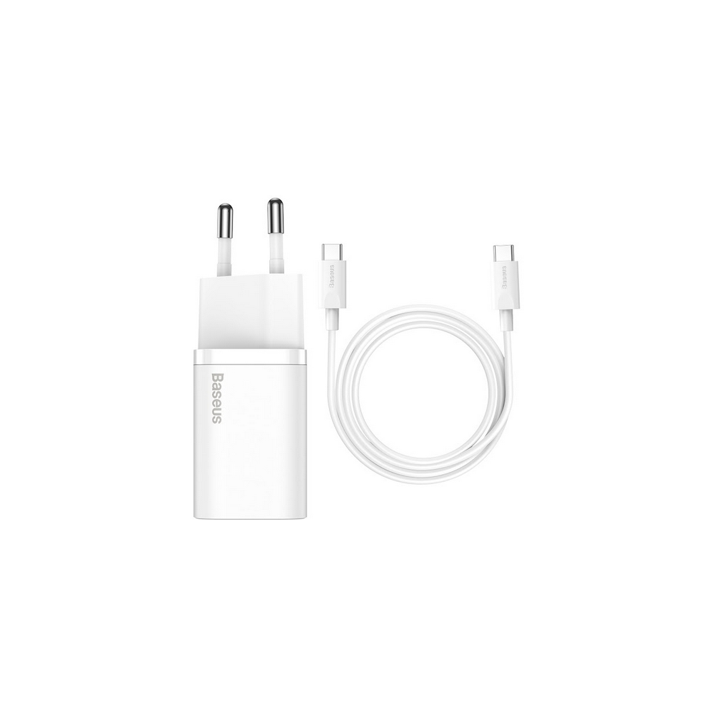 Сетевое зарядное устройство Baseus Super Si Quick Charger Type-C 25W White (TZCCSUP-L02), Сетевое зарядное устройство Baseus TZCCSUP-L02 Super Si Quick Charger Type-C 25W (кабель Type-C-Type-C 1m) White (Baseus Super Si Quick Charger 1C 25W EU Sets White
Сетевое зарядное устройство Baseus Super Si Quick Charger Type-C 25W White (TZCCSUP-L02), Сетевое зарядное устройство Baseus TZCCSUP-L02 Super Si Quick Charger Type-C 25W (кабель Type-C-Type-C 1m) White (Baseus Super Si Quick Charger 1C 25W EU Sets White