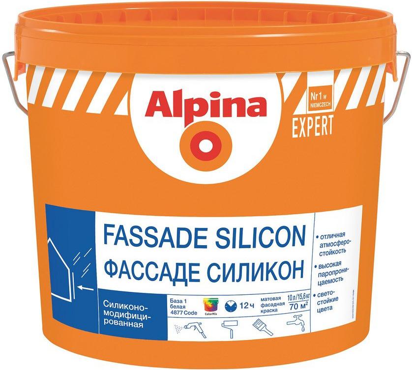 Краска Alpina Expert Fassade Silicon. База 1 (10л), Краска Alpina Expert Fassade Silicon База 1 10л
Краска Alpina Expert Fassade Silicon. База 1 (10л), Краска Alpina Expert Fassade Silicon База 1 10л