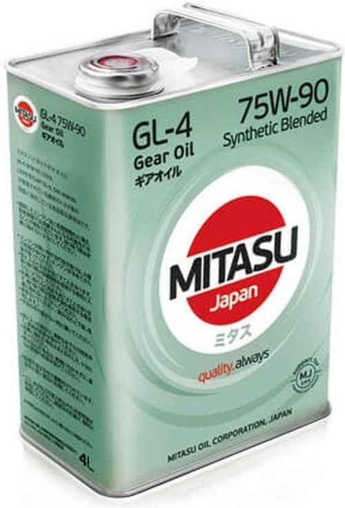 Трансмиссионное масло Mitasu Gear Oil 75W90 / MJ-443-4 (4л), Трансмиссионное масло Mitasu Gear Oil 75W90 4л MJ-443-4
Трансмиссионное масло Mitasu Gear Oil 75W90 / MJ-443-4 (4л), Трансмиссионное масло Mitasu Gear Oil 75W90 4л MJ-443-4
