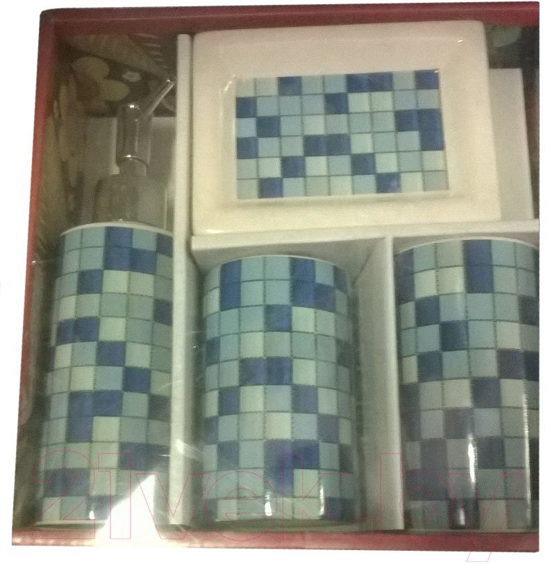 Набор аксессуаров для ванной Podari Blue Mosaic 4, Аксессуары для ванной и туалета Podari Blue Mosaic 4
Набор аксессуаров для ванной Podari Blue Mosaic 4, Аксессуары для ванной и туалета Podari Blue Mosaic 4