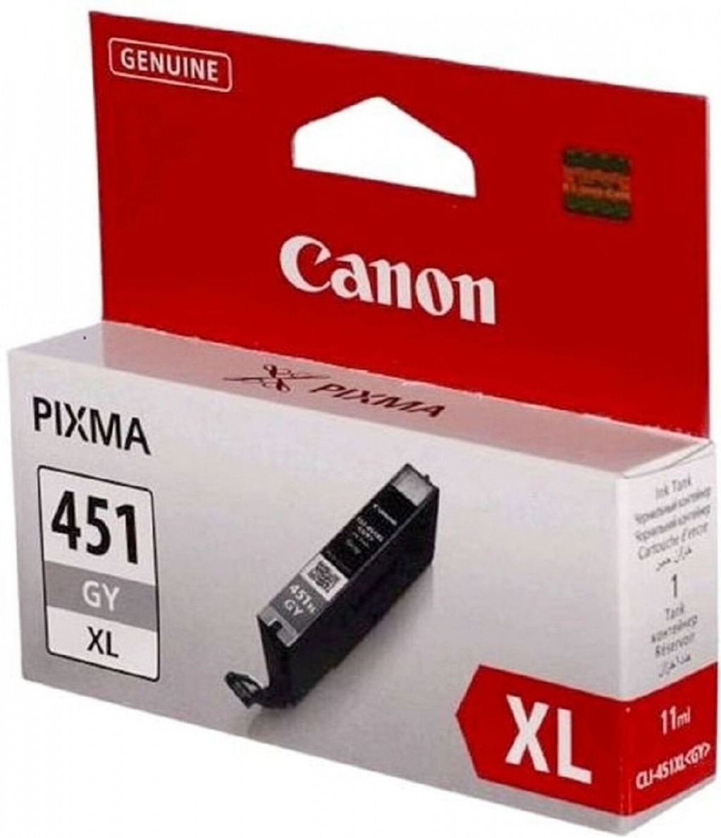 Картридж для принтера Canon CLI-451GY XL (6476B001), Картридж Canon CLI-451XLGY серый (6476B001)
Картридж для принтера Canon CLI-451GY XL (6476B001), Картридж Canon CLI-451XLGY серый (6476B001)