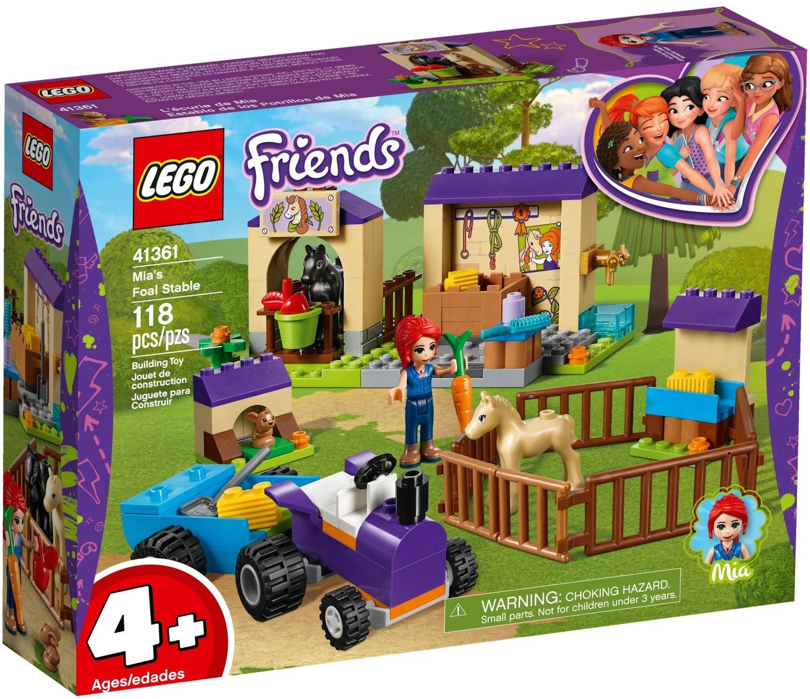 Конструктор LEGO Friends 41361 Конюшня для жеребят Мии, Friends Конюшня для жеребят Мии
Конструктор LEGO Friends 41361 Конюшня для жеребят Мии, Friends Конюшня для жеребят Мии
