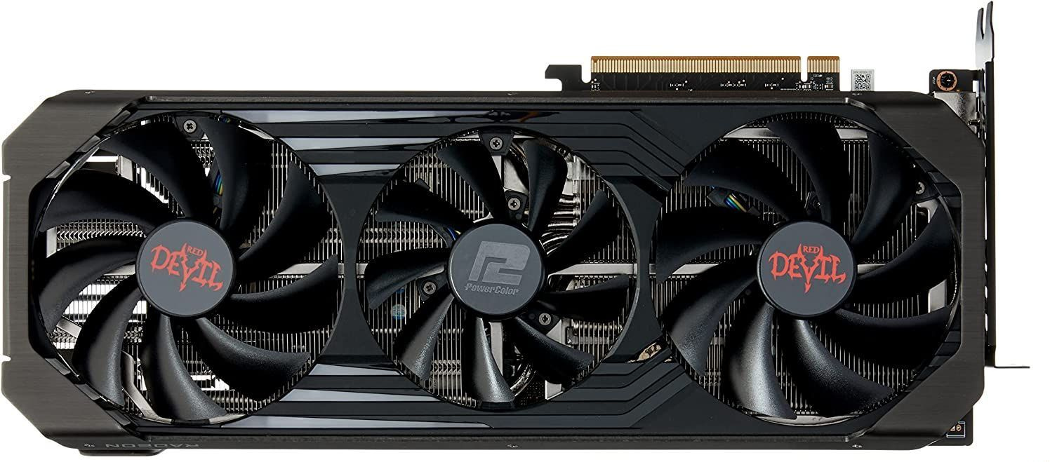 Видеокарта PowerColor AMD Radeon RX 6750 XT Red Devil OC (AXRX 6750XT 12GBD6-3DHE/OC)
Видеокарта PowerColor AMD Radeon RX 6750 XT Red Devil OC (AXRX 6750XT 12GBD6-3DHE/OC)