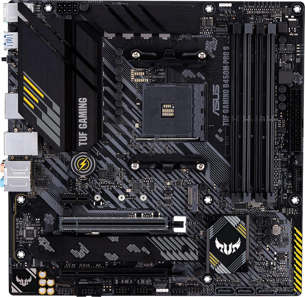 Материнская плата ASUS TUF GAMING B450M-PRO S, Материнская плата Asus TUF GAMING B450M-PRO S
Материнская плата ASUS TUF GAMING B450M-PRO S, Материнская плата Asus TUF GAMING B450M-PRO S