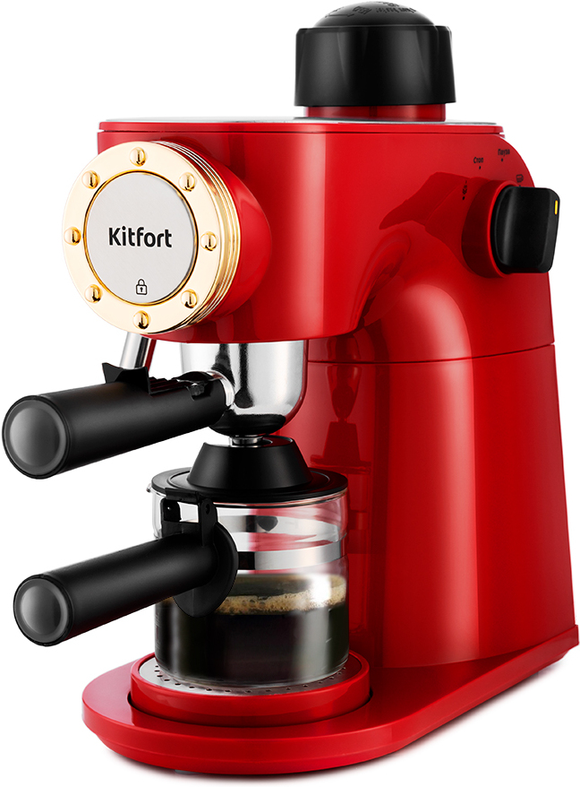 Кофеварка Kitfort KT-756 красный/черный, Рожковая бойлерная кофеварка Kitfort KT-756
Кофеварка Kitfort KT-756 красный/черный, Рожковая бойлерная кофеварка Kitfort KT-756