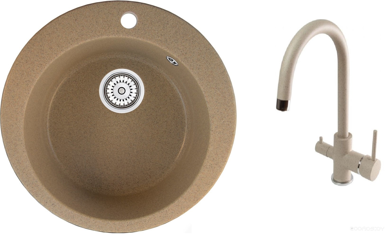 Кухонная мойка Berge BR-5100 + смеситель Spring 3509L песочный/классик, BR-5100 + смеситель Spring 3509L
Кухонная мойка Berge BR-5100 + смеситель Spring 3509L песочный/классик, BR-5100 + смеситель Spring 3509L