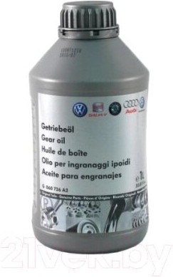Трансмиссионное масло VAG Gear Oil GL-4 G060726A2 (1л), Трансмиссионное масло AUDI/Volkswagen Gear Oil GL-4 1л G060726A2
Трансмиссионное масло VAG Gear Oil GL-4 G060726A2 (1л), Трансмиссионное масло AUDI/Volkswagen Gear Oil GL-4 1л G060726A2