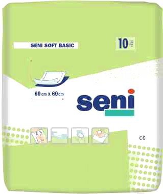 Пеленки одноразовые Seni Basic Soft 60x60 (30шт), Пеленка Seni Basic Soft 60x60 30шт
Пеленки одноразовые Seni Basic Soft 60x60 (30шт), Пеленка Seni Basic Soft 60x60 30шт