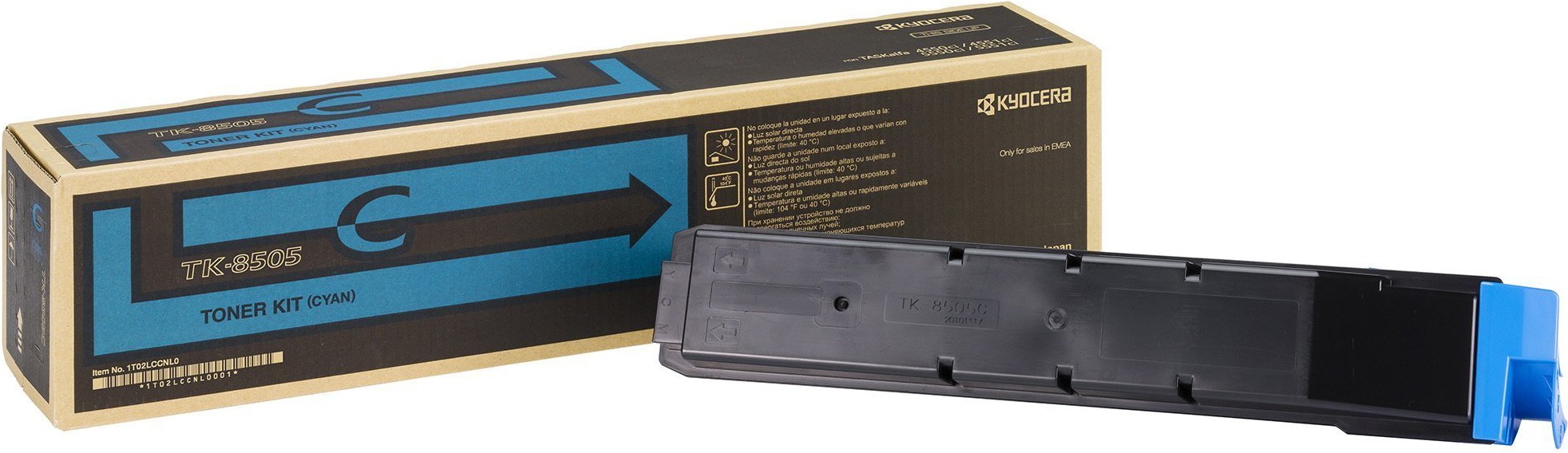 Картридж для принтера Kyocera TK-8505C, Тонер Картридж Kyocera TK-8505C голубой (1T02LCCNL0)
Картридж для принтера Kyocera TK-8505C, Тонер Картридж Kyocera TK-8505C голубой (1T02LCCNL0)