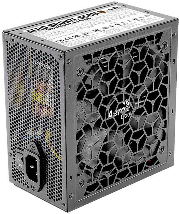 Блок питания AeroCool Aero Bronze 650M (ACPB-AR65AEC.1M), Блок питания AeroCool AERO BRONZE 650M 230V APFC EU Box
Блок питания AeroCool Aero Bronze 650M (ACPB-AR65AEC.1M), Блок питания AeroCool AERO BRONZE 650M 230V APFC EU Box