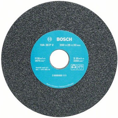 Шлифовальный круг Bosch 2.608.600.111, Шлифовальный круг Bosch 200ммх25х32 К36 Д/GSM 200 2.608.600.111
Шлифовальный круг Bosch 2.608.600.111, Шлифовальный круг Bosch 200ммх25х32 К36 Д/GSM 200 2.608.600.111