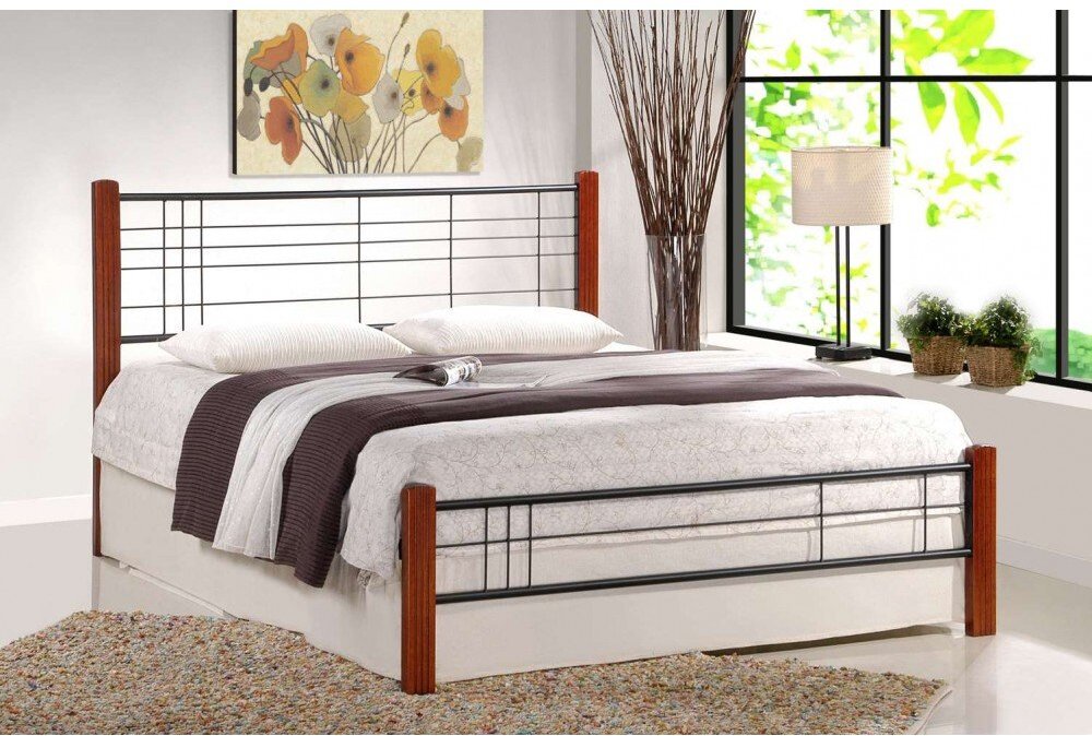 Кровать Halmar Viera 160x200, Кровать Halmar Viera 160x200 (античная черешня/черный)
Кровать Halmar Viera 160x200, Кровать Halmar Viera 160x200 (античная черешня/черный)