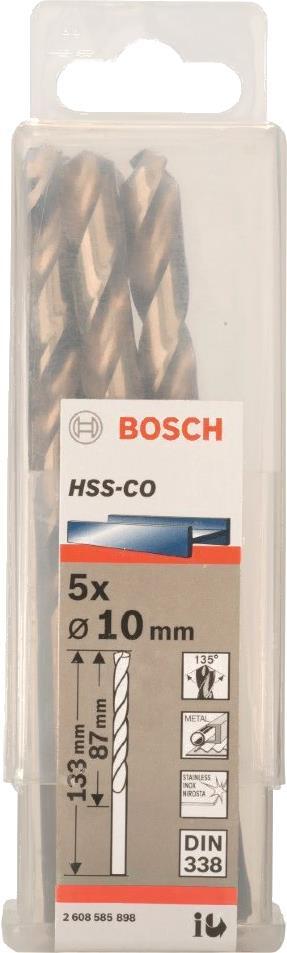 Набор сверл Bosch 2.608.585.898, Сверло Bosch HSS-CO Standard 10.0мм по металлу 2.608.585.898
Набор сверл Bosch 2.608.585.898, Сверло Bosch HSS-CO Standard 10.0мм по металлу 2.608.585.898