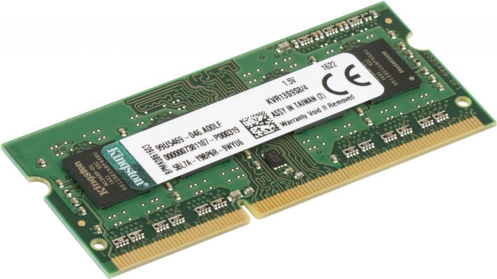 Оперативная память Kingston 4GB DDR3 SO-DIMM PC3-10600 (KVR13S9S8/4), 4GB DDR3 SO-DIMM PC3-10600
Оперативная память Kingston 4GB DDR3 SO-DIMM PC3-10600 (KVR13S9S8/4), 4GB DDR3 SO-DIMM PC3-10600