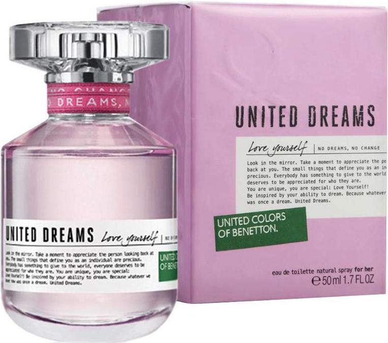 Туалетная вода United Colors of Benetton Dreams Love Yourself 50мл, Dreams Love Yourself 50мл
Туалетная вода United Colors of Benetton Dreams Love Yourself 50мл, Dreams Love Yourself 50мл