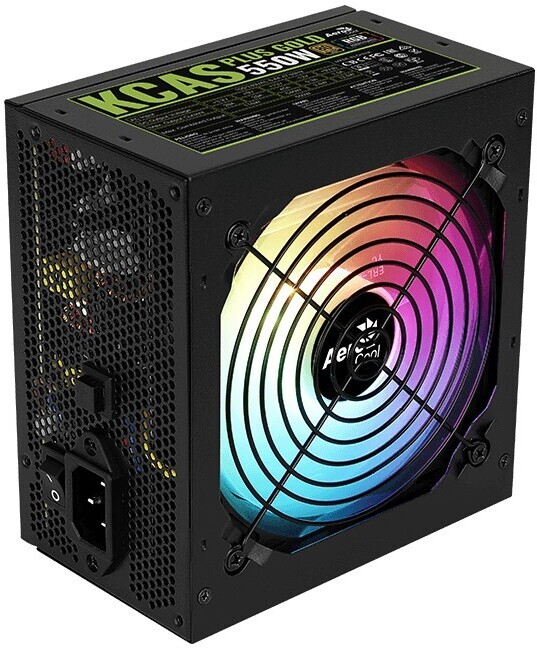 Блок питания AeroCool KCAS Plus Gold 550W, Блок питания AeroCool KCAS PLUS GOLD 550W RGB 100-240VAC Full Range APFC EU Box
Блок питания AeroCool KCAS Plus Gold 550W, Блок питания AeroCool KCAS PLUS GOLD 550W RGB 100-240VAC Full Range APFC EU Box