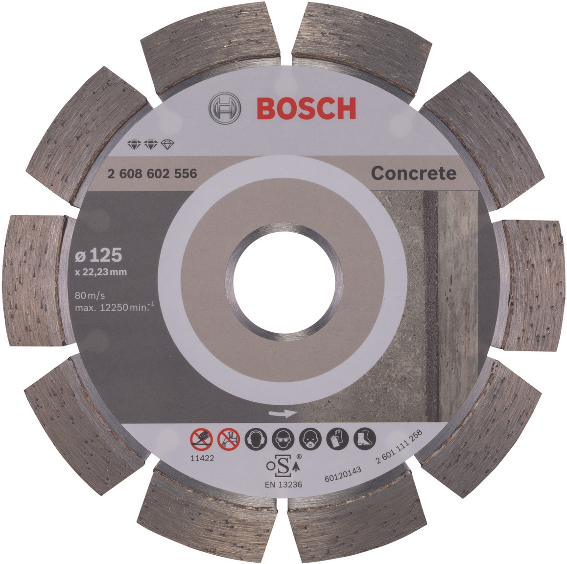 Алмазный диск Bosch 2.608.602.556, Алмазный диск Bosch 125-22.23 Expert for Concrete 2.608.602.556
Алмазный диск Bosch 2.608.602.556, Алмазный диск Bosch 125-22.23 Expert for Concrete 2.608.602.556