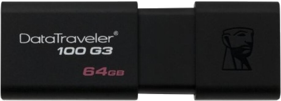 USB Flash Kingston DataTraveler 100 G3 64GB (DT100G3/64GB), Флеш-накопитель USB Kingston 64GB DT100G3/64GB
USB Flash Kingston DataTraveler 100 G3 64GB (DT100G3/64GB), Флеш-накопитель USB Kingston 64GB DT100G3/64GB