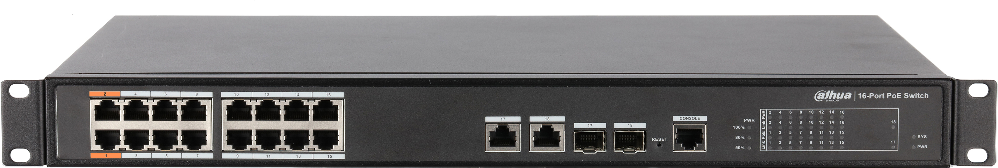 Управляемый коммутатор 2-го уровня Dahua DH-PFS4218-16ET-190, Коммутатор Dahua DH-PFS4218-16ET-190
Управляемый коммутатор 2-го уровня Dahua DH-PFS4218-16ET-190, Коммутатор Dahua DH-PFS4218-16ET-190