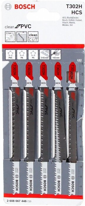 Пилки для лобзика Bosch 2.608.667.448, Пилка для лобзика Bosch T 302 H Clean for PVC 5шт 2.608.667.448
Пилки для лобзика Bosch 2.608.667.448, Пилка для лобзика Bosch T 302 H Clean for PVC 5шт 2.608.667.448