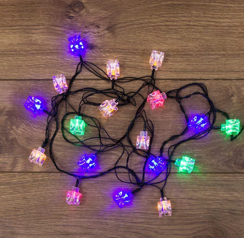 Новогодняя гирлянда Neon-night Кубики 20 LED 2.8 метра с контроллером мультиколор, Кубики 20 LED 2.8 метра с контроллером
Новогодняя гирлянда Neon-night Кубики 20 LED 2.8 метра с контроллером мультиколор, Кубики 20 LED 2.8 метра с контроллером
