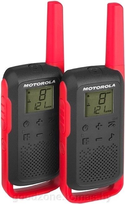 Портативная радиостанция Motorola T62 Walkie-talkie (черный/синий), Портативная радиостанция Motorola T62 Walkie-talkie черный/синий
Портативная радиостанция Motorola T62 Walkie-talkie (черный/синий), Портативная радиостанция Motorola T62 Walkie-talkie черный/синий