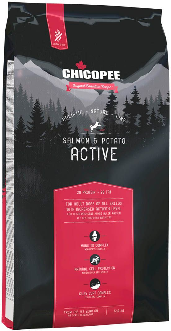Корм для собак Chicopee HNL Active Salmon Potato 12кг, HNL Active Salmon Potato 12кг
Корм для собак Chicopee HNL Active Salmon Potato 12кг, HNL Active Salmon Potato 12кг