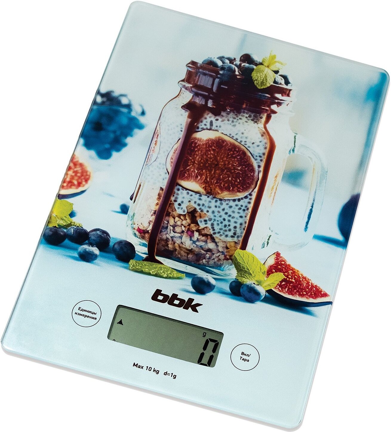Кухонные весы BBK KS102G синий
Кухонные весы BBK KS102G синий