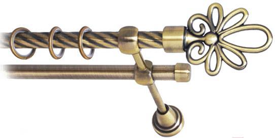 Карниз Lm Decor Астра 170 2р витой 3м антик, Карниз Lm Decor Астра 170 2р витой 16мм 3.0м антик
Карниз Lm Decor Астра 170 2р витой 3м антик, Карниз Lm Decor Астра 170 2р витой 16мм 3.0м антик