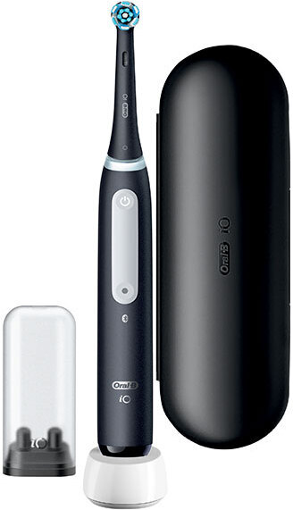 Электрическая зубная щетка Oral-B iO Series 4 с дорожным чехлом Matt Black (I0G4.1B6.2DK), Электрическая зубная щетка Oral-B iO Series 4 с дорожным чехлом Matt Black
Электрическая зубная щетка Oral-B iO Series 4 с дорожным чехлом Matt Black (I0G4.1B6.2DK), Электрическая зубная щетка Oral-B iO Series 4 с дорожным чехлом Matt Black