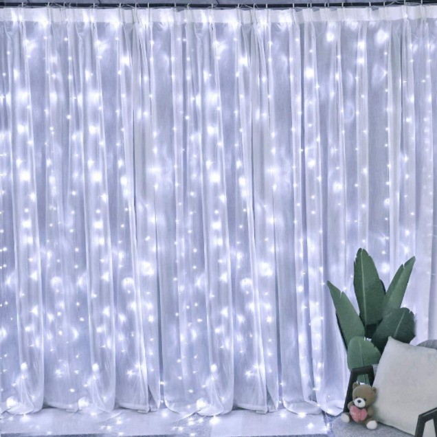 Новогодняя гирлянда Twinkle Штора прозрачный провод 190 ламп 3х3 м белый (7303)
Новогодняя гирлянда Twinkle Штора прозрачный провод 190 ламп 3х3 м белый (7303)