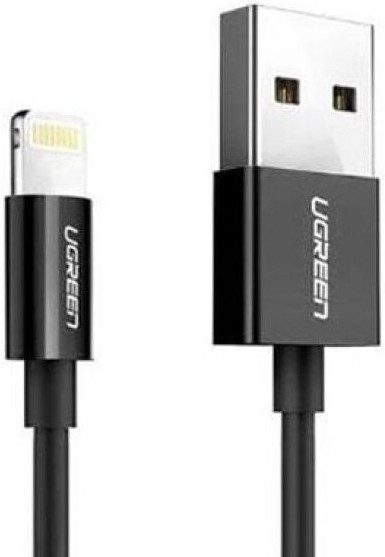 UGREEN USB-A Male to Lightning Male Cable Nickel Plating ABS Shell 2m US155 (Black) 80823 / Кабель UGREEN US155-80823, USB-A 2.0 to Lightning, Apple MFI certified, 2,4A, силиконовый, 2m, Black
UGREEN USB-A Male to Lightning Male Cable Nickel Plating ABS Shell 2m US155 (Black) 80823 / Кабель UGREEN US155-80823, USB-A 2.0 to Lightning, Apple MFI certified, 2,4A, силиконовый, 2m, Black