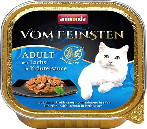 Корм для кошек Animonda Vom Feinsten Adult с лососем в соусе из трав 100г, Vom Feinsten Adult с лососем в соусе из трав 100г
Корм для кошек Animonda Vom Feinsten Adult с лососем в соусе из трав 100г, Vom Feinsten Adult с лососем в соусе из трав 100г