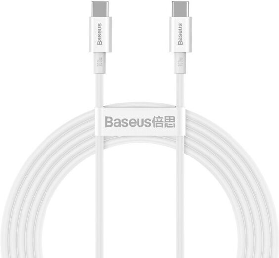Кабель Baseus CATYS-C02 2m White, Кабель Baseus CATYS-C02 Superior Series Fast Charging Data Cable Type-C to Type-C (PD 100W) 2m White (Baseus Superior Series Fast Charging Data Cable Type-C to Type-C 100W 2m White (CATYS-C02))
Кабель Baseus CATYS-C02 2m White, Кабель Baseus CATYS-C02 Superior Series Fast Charging Data Cable Type-C to Type-C (PD 100W) 2m White (Baseus Superior Series Fast Charging Data Cable Type-C to Type-C 100W 2m White (CATYS-C02))