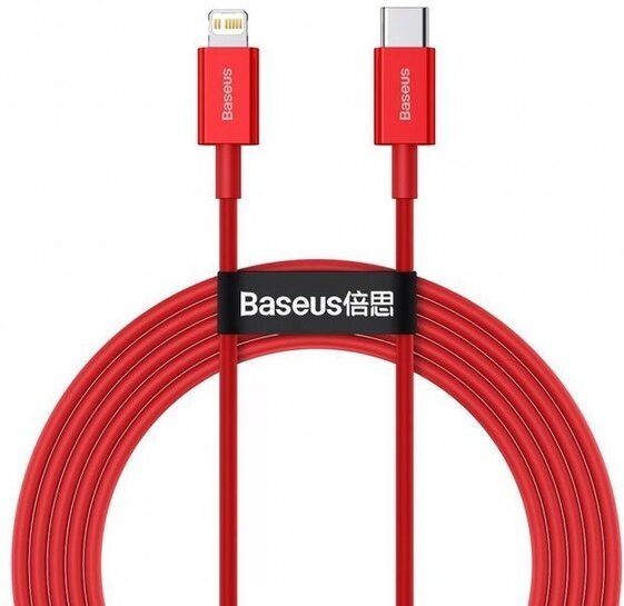 Кабель для компьютера Baseus CATLYS-C09, Кабель Baseus CATLYS-C09 USB Type-C - Lightning (2 м, красный)
Кабель для компьютера Baseus CATLYS-C09, Кабель Baseus CATLYS-C09 USB Type-C - Lightning (2 м, красный)