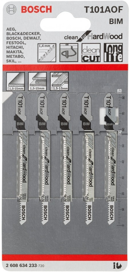 Пилки для лобзика Bosch 2.608.634.233, Bosch T101AOF 5 штук Clean for Hard Wood 2608634233
Пилки для лобзика Bosch 2.608.634.233, Bosch T101AOF 5 штук Clean for Hard Wood 2608634233