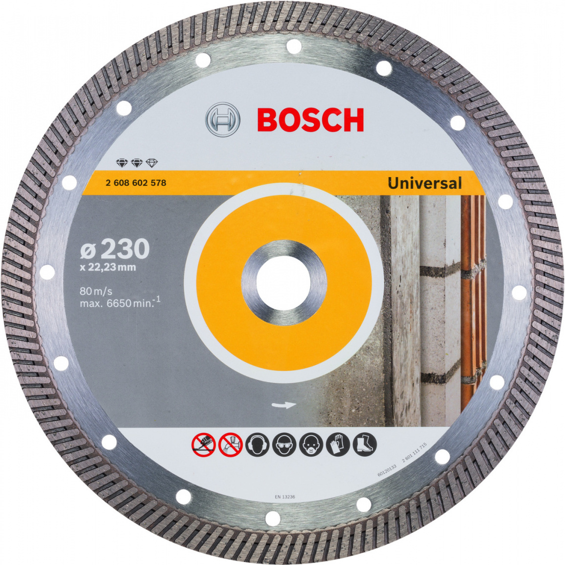 Алмазный диск Bosch 2.608.602.578, Алмазный диск Bosch 230-22.23 Expert for Universal 2.608.602.578
Алмазный диск Bosch 2.608.602.578, Алмазный диск Bosch 230-22.23 Expert for Universal 2.608.602.578