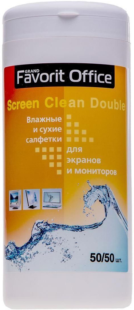 Чистящие салфетки Favorit Office Screen Clean Double 50 + 50 для ухода за ЖК LCD TFT и др. экранами (F125004)
Чистящие салфетки Favorit Office Screen Clean Double 50 + 50 для ухода за ЖК LCD TFT и др. экранами (F125004)