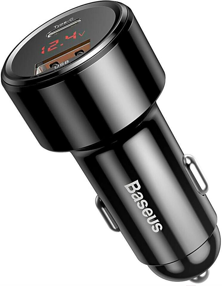 Зарядное устройство Baseus CCMLC20C-01 Black, Автомобильное зарядное устройство Baseus CCMLC20C-01 Magic Series Dual QC digital display USB + Type-C 45W Black (Baseus Magic Series PPS digital display Intelligent dual quick charging and car charging of 45W
Зарядное устройство Baseus CCMLC20C-01 Black, Автомобильное зарядное устройство Baseus CCMLC20C-01 Magic Series Dual QC digital display USB + Type-C 45W Black (Baseus Magic Series PPS digital display Intelligent dual quick charging and car charging of 45W