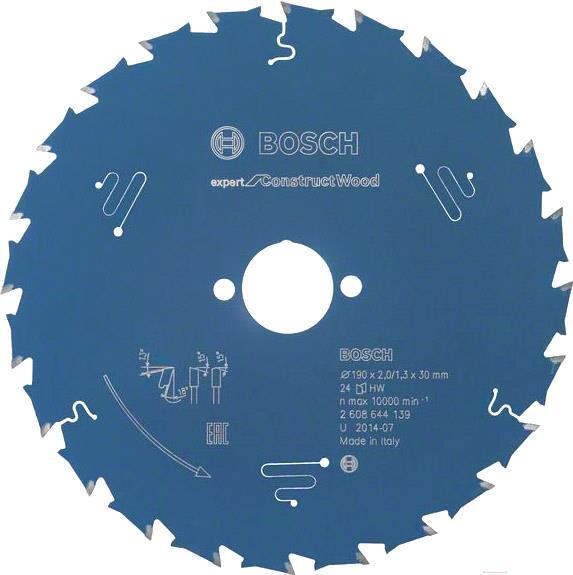 Диск пильный Bosch 2.608.644.139, Диск пильный Bosch Freud 190-30 Expert for Construct 24зуб. 2.608.644.139
Диск пильный Bosch 2.608.644.139, Диск пильный Bosch Freud 190-30 Expert for Construct 24зуб. 2.608.644.139