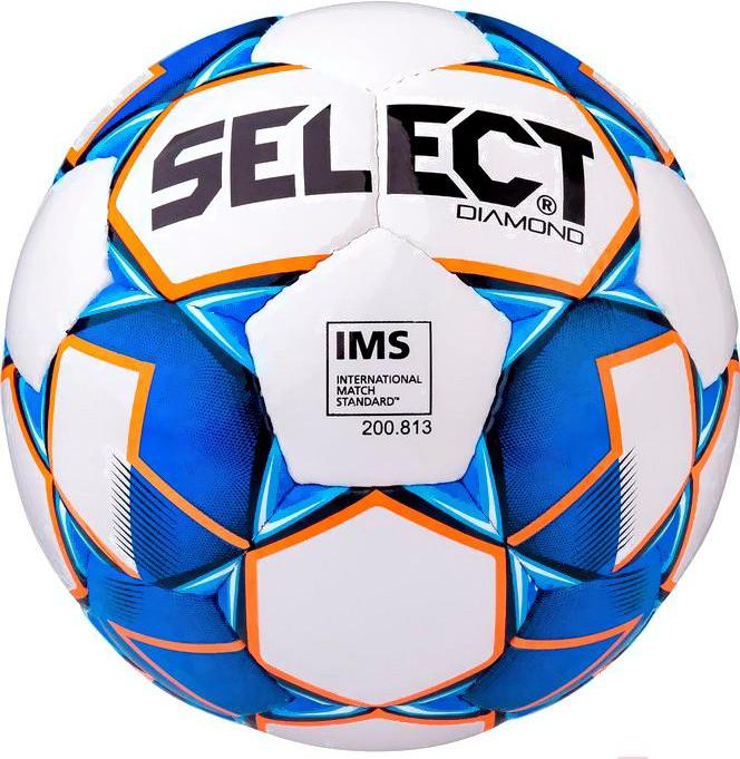 Футбольный мяч Select Diamond IMS 810015 №3 белый/синий/оранжевый, Diamond IMS 810015 №3
Футбольный мяч Select Diamond IMS 810015 №3 белый/синий/оранжевый, Diamond IMS 810015 №3