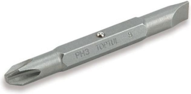 Набор бит Toptul FKAB0308 1 предмет, Насадка слесарная Toptul Насадка двухсторонняя PH3/SL8mm 5/16 75мм FKAB0308
Набор бит Toptul FKAB0308 1 предмет, Насадка слесарная Toptul Насадка двухсторонняя PH3/SL8mm 5/16 75мм FKAB0308