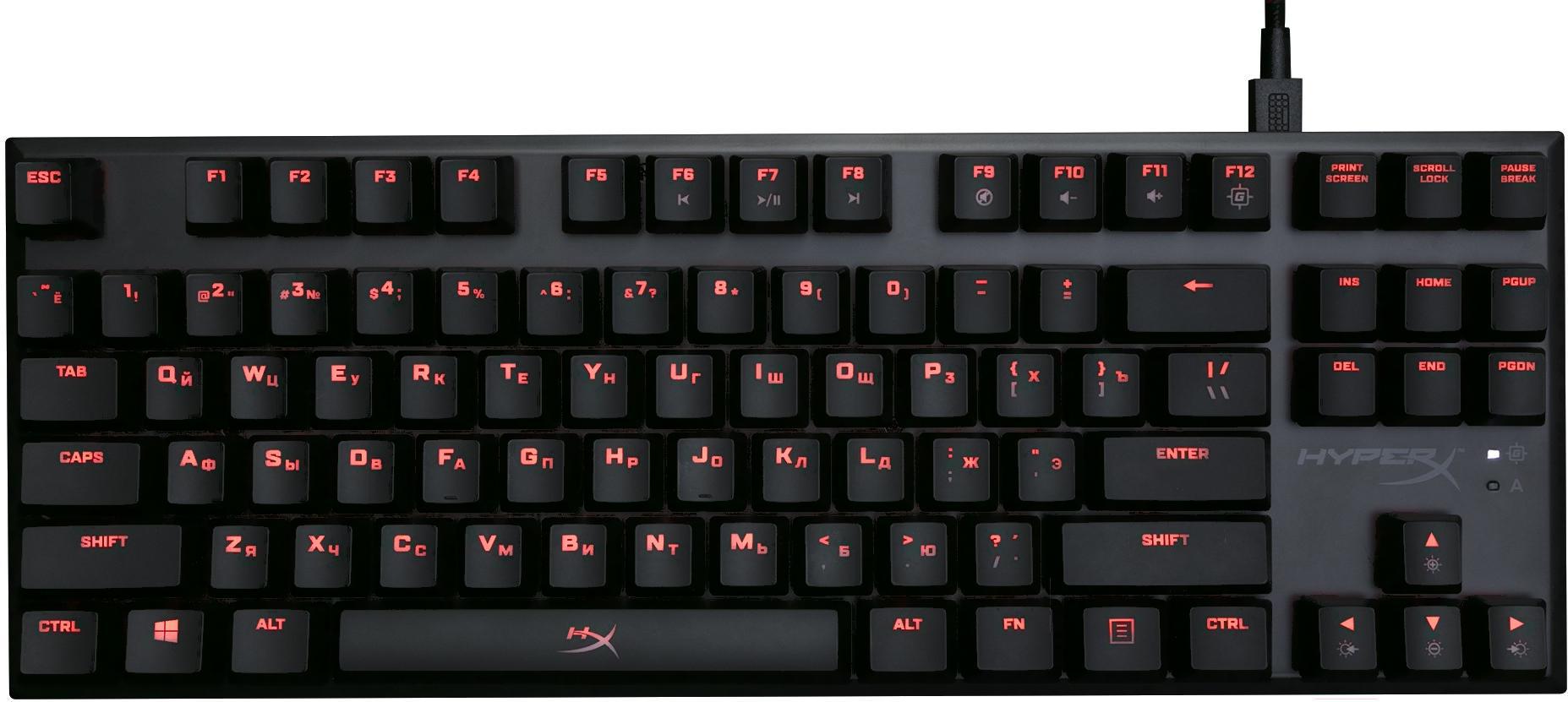 Клавиатура HyperX Alloy FPS Pro (с переключателем Cherry MX Red), Alloy FPS Pro Cherry MX Red
Клавиатура HyperX Alloy FPS Pro (с переключателем Cherry MX Red), Alloy FPS Pro Cherry MX Red