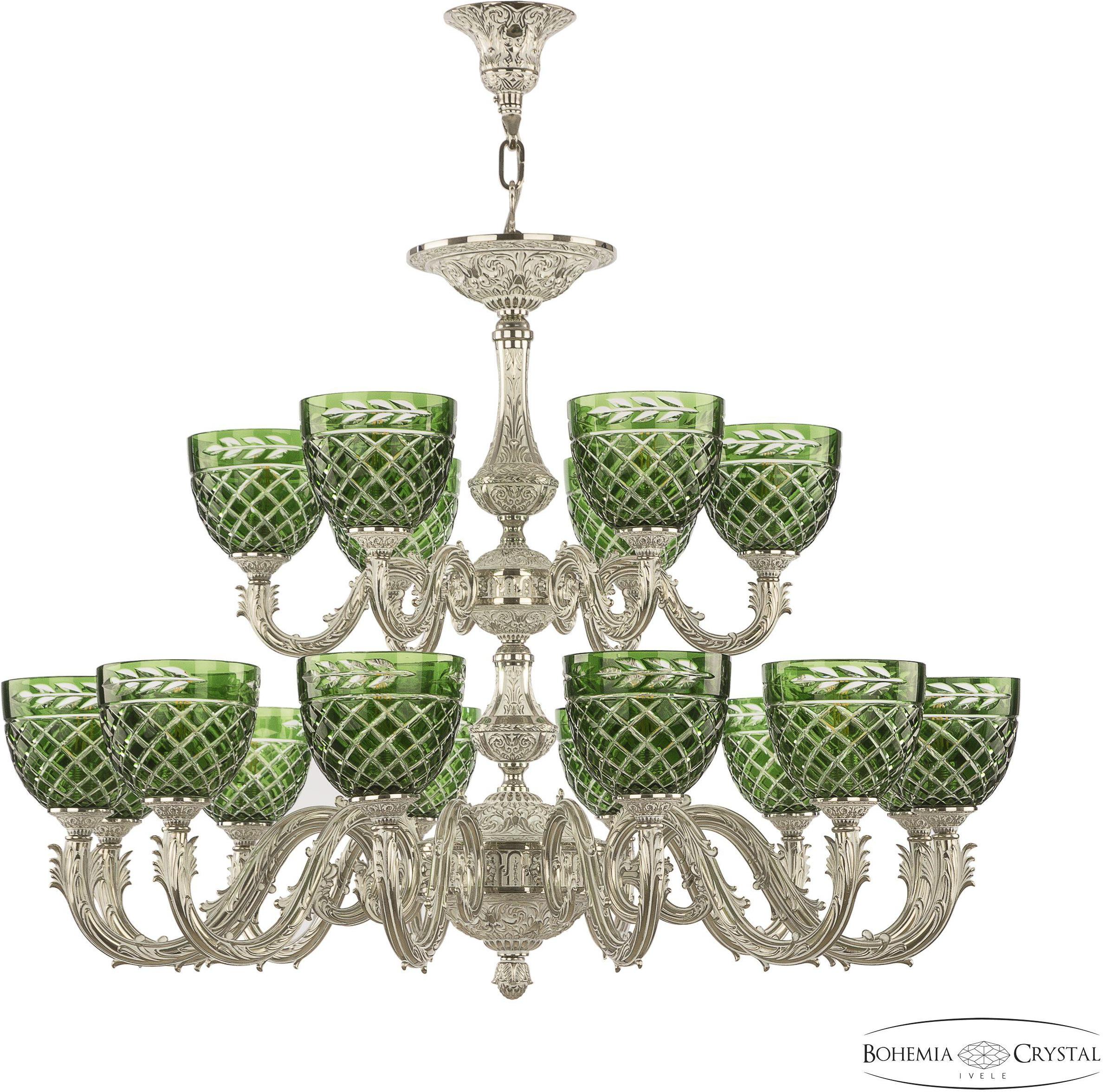 Подвесная люстра Bohemia Ivele Crystal 71101/12+6/300/2d NW P1 U Clear-Green/H-1J
Подвесная люстра Bohemia Ivele Crystal 71101/12+6/300/2d NW P1 U Clear-Green/H-1J