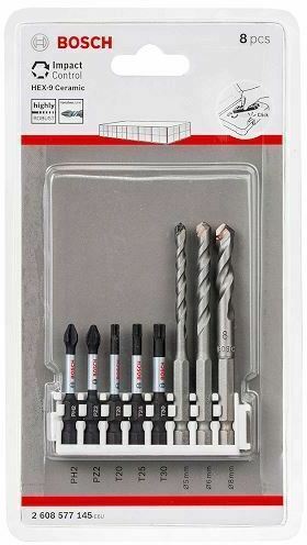 Набор оснастки Bosch 2.608.577.145, Набор ударных бит и сверл Bosch Impact Control Hex-9 Ceramic 2.608.577.145
Набор оснастки Bosch 2.608.577.145, Набор ударных бит и сверл Bosch Impact Control Hex-9 Ceramic 2.608.577.145