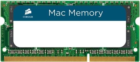 Оперативная память Corsair Mac Memory 8GB DDR3 SO-DIMM PC3-12800 (CMSA8GX3M1A1600C11), Mac Memory 8GB DDR3 SO-DIMM PC3-12800
Оперативная память Corsair Mac Memory 8GB DDR3 SO-DIMM PC3-12800 (CMSA8GX3M1A1600C11), Mac Memory 8GB DDR3 SO-DIMM PC3-12800